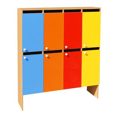 РК ШНД-6 ШКАФ ДВУХЪЯРУСНЫЙ (ЛДСП) 8 СЕКЦИЙ