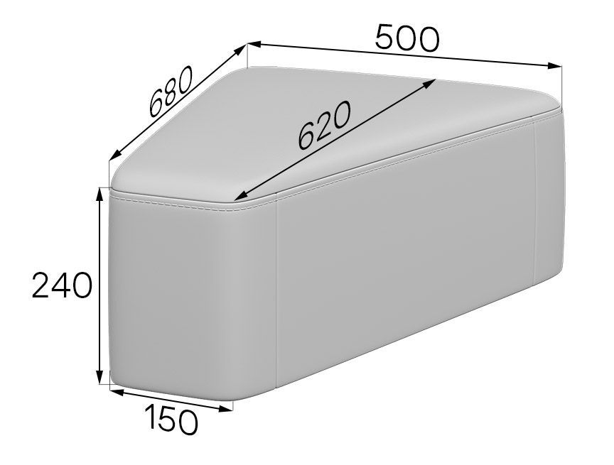 Смарт Модуль соединительный  30° (500*620*240)