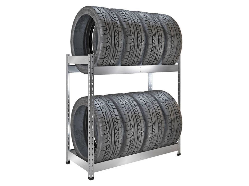 SB 1153х1167х525  стеллаж  для хранения 8 шин оцинк. (1153x1167x525)