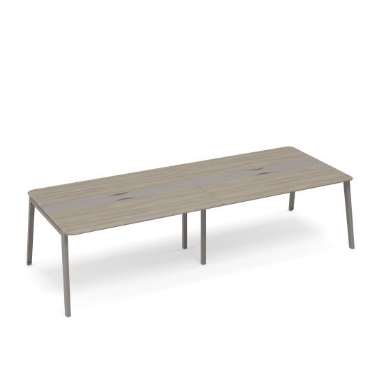 ТМ М1 155-2 Стол для переговоров с кабель-каналом METAL  320x124x75