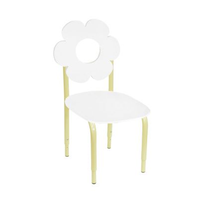 РК2 Стул детский на м/к регулируемый Цветок Белый