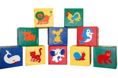 РД Набор для конструирования &quot;Кубики с животными&quot; 40х40х40