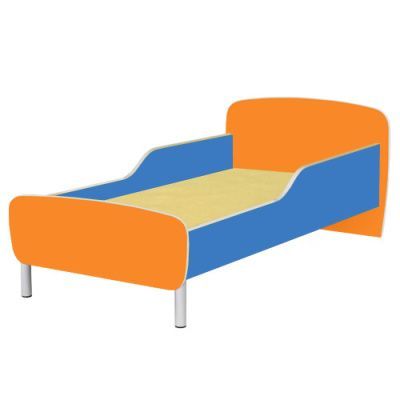 РК16 КРОВАТЬ ДЕТСКАЯ (МДФ) НА МЕТАЛЛИЧЕСКИХ НОЖКАХ