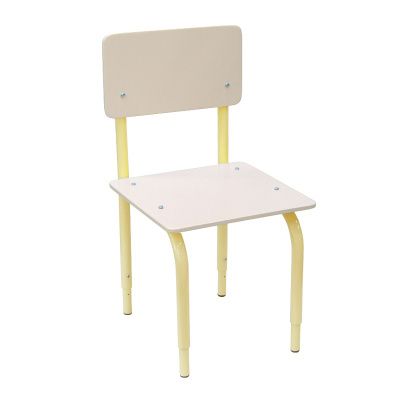 РК2.170 Стул детский на м/к регулируемый (каркас бежевый/бежевый)