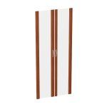 КН4.6 Дверь высокая, стекло в рамке МДФ (тонир. 2 шт) (1908х396)