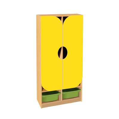 РК ШНД-22-К ШКАФ ДЕТСКИЙ (ЛДСП+МДФ) С КОНТЕЙНЕРАМИ