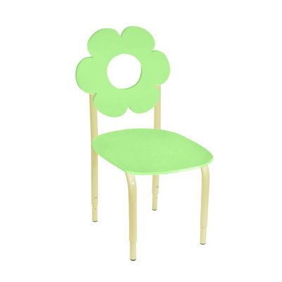РК2 Стул детский на м/к регулируемый Цветок Зелёная мята