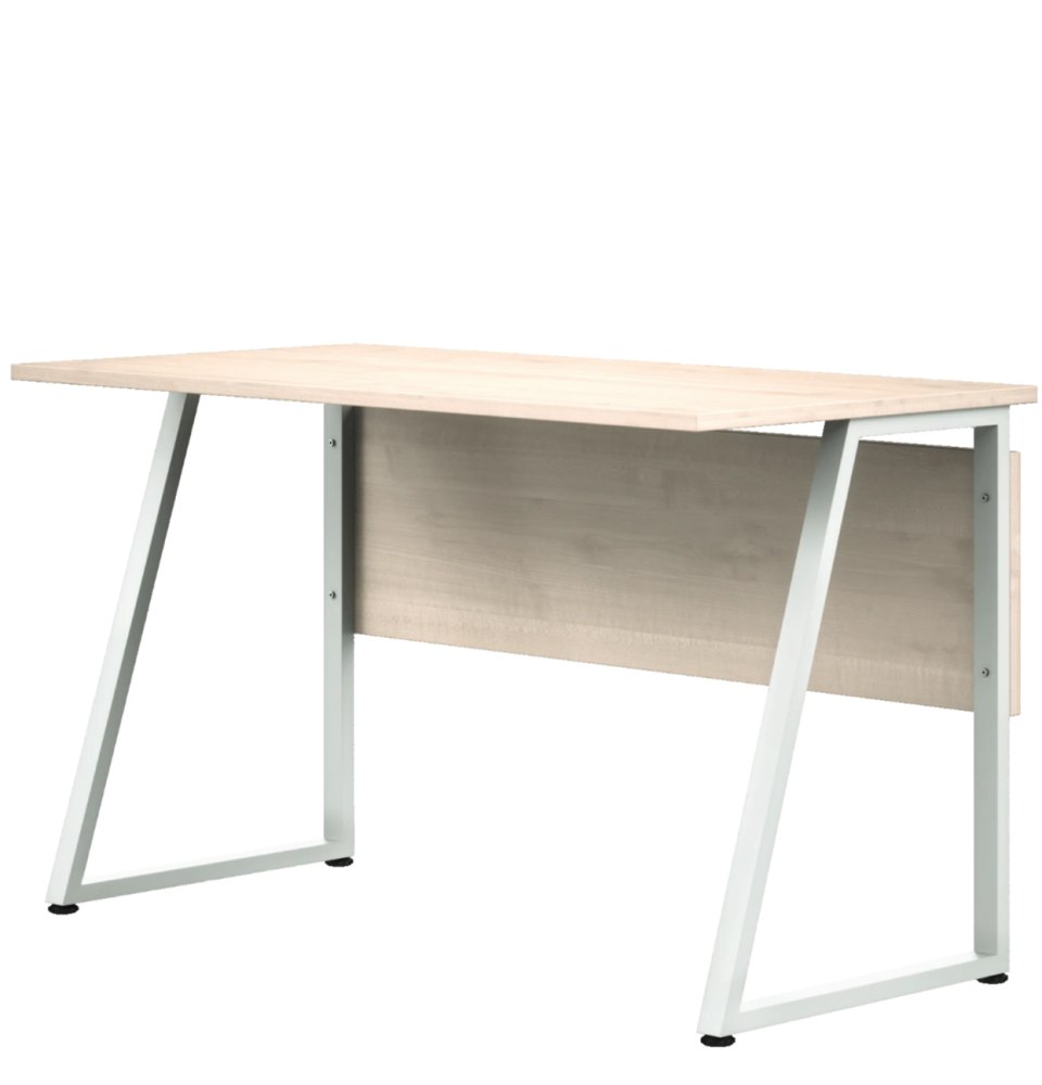 "Трапеция" Стол письменный 2 м фиксированный, № 6 (1200х600х760) 