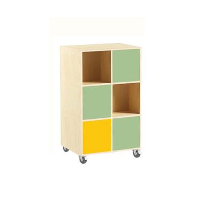 РК Стеллаж 8 двухсекционный мобильный 6 ячеек 732х500х1179мм