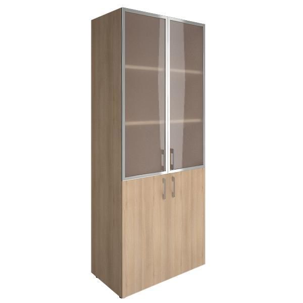 LTST1.2R Шкаф высокий широкий (стекло в раме) (800х450х2012)