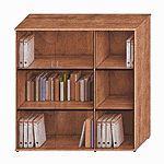 ИСП1Шкаф комбинированный средний (стекло + стекло узкий) 133х46х136 