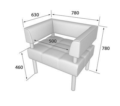 Бизнес Кресло (770 х 620 х 770)