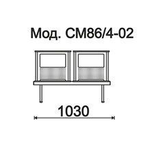 КФ Стилл+  двухместная секция 103х78х60 см