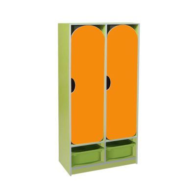 РК ШНД-34-К ШКАФ ДЕТСКИЙ (ЛДСП+МДФ) С КОНТЕЙНЕРАМИ