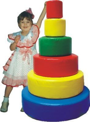 РД Набор для конструирования "Пирамидка" круглая 