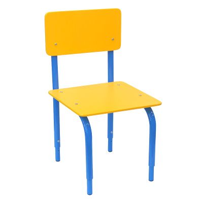 РК2.129 Стул детский на м/к регулируемый (каркас синий/оранжевый)