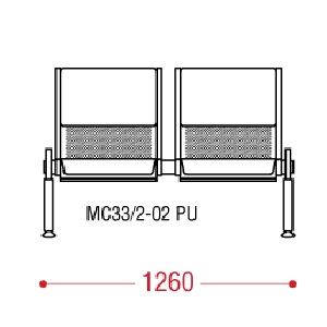 КФ Скай PU БП двухместная секция 126х82х66 см