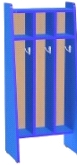 ШП-002-3-Ц Шкаф для полотенец напольный 3-х секц., синий 428*280*960