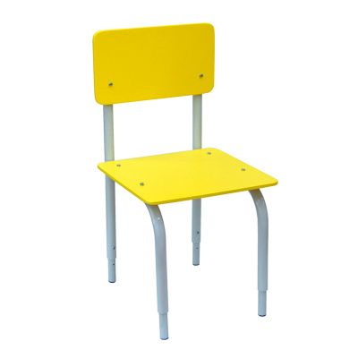 РК2.110 Стул детский на м/к регулируемый (каркас серый/жёлтый)