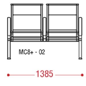 КФ AERO+ двухместная секция 138,5х92х67 см