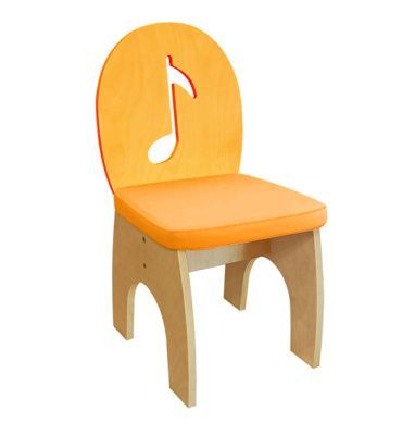 РКМ-11 Стул детский НОТКА (ЛАК-КРАСКА) мягкий
