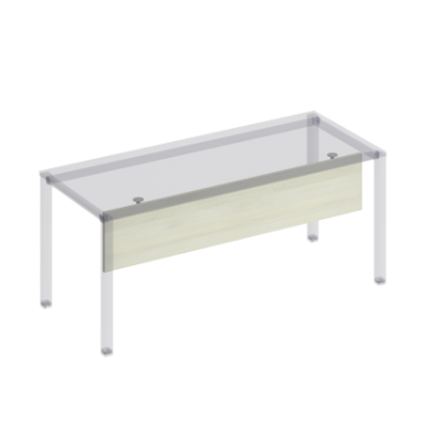 К815  Экран стола защитный (ДСП) с кронштейнами для стола 180  на металлокаркасе КФ