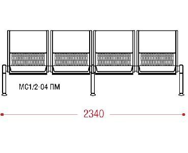 КФ Флайт+ БП  четырехместная секция 234*82,3х66,2 мм