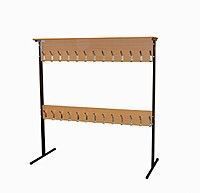 "Бюджет" Вешалка для гардеробов, 18 мест (1170*850*1600 мм)