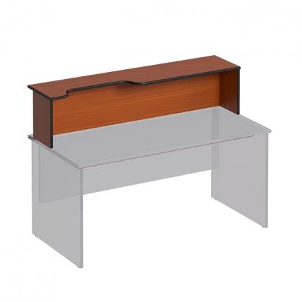 ДР472 Надстройка к столу с вырезом левая 160х38х37