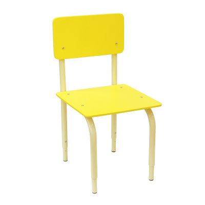 РК2.164 Стул детский на м/к регулируемый (каркас бежевый/жёлтый)