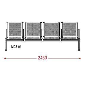 КФ AERO без МЭ четырехместная секция 245х92х67 см