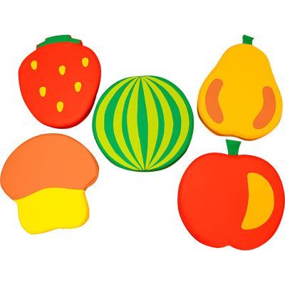 РД Напольная подушечка &quot;Фрукты и овощи&quot; d = 40 см, h = 5 см