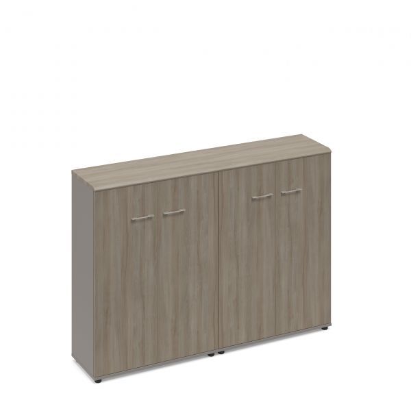 МР 9392  Шкаф средний комбинированный закрытый (топ МДФ) 180.3x40.8x127.4 (ШхГхВ)