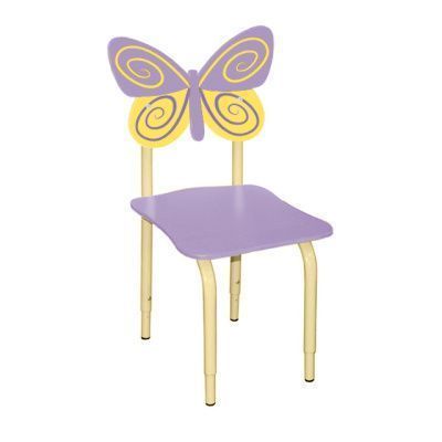 РК119 Стул детский на м/к регулируемый Бабочка ирис