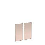 ЕС50.0 комплект тонированных стекл. низких дверей (396x5x764)