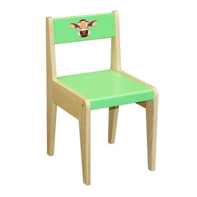 РКМ-10.001 Стул из фанеры регулируемый ВЫРАСТАЙКА (корова)