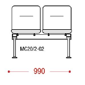 КФ Вектор БП двухместная секция 99х79х64 см