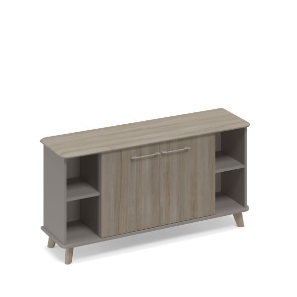 ТМ 350 Шкаф низкий полузакрытый греденция WOOD 150x44x87.2 