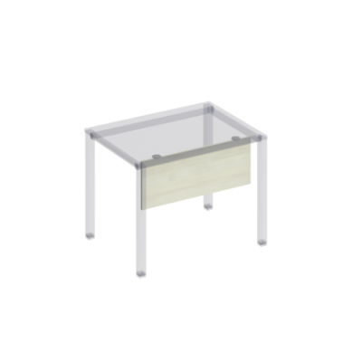 К810  Экран стола защитный (ДСП) с кронштейнами для стола 100 на металлокаркасе КФ