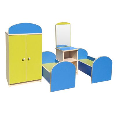 РК М11 Набор &quot;Спальня для кукол&quot; 4 предмета