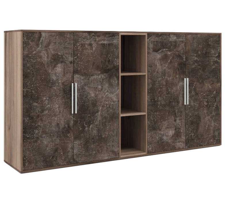 BTN361532 Шкаф средний 4 створки, с нишей (213,8x45x115,7)