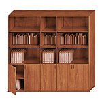 ИСП57 Шкаф комбинированный высокий (стекло + стекло узкий + стекло) 220х46х203 