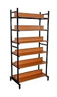 "Бюджет" Стеллаж библиотечный двухсторонний (950*480*1910 мм)