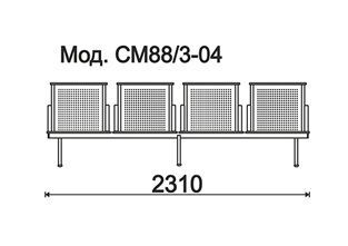 КФ Форум  четырехместная секция 231х84х56 см