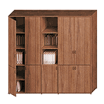ИСП55 Шкаф высокий (закрытый +полузакрытый узкий + закрытый) 220х46х203 
