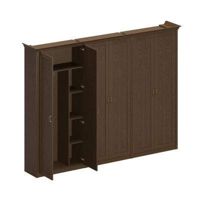 ПС 358 Шкаф комбинированный высокий (1 для одежды комбинированный+2 для док-тов ) 299.4x46.4x218.8