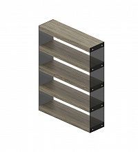 Gs6 Стеллаж-витрина 143х40х186