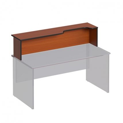 ДР473 Надстройка к столу с вырезом правая 160х38х37