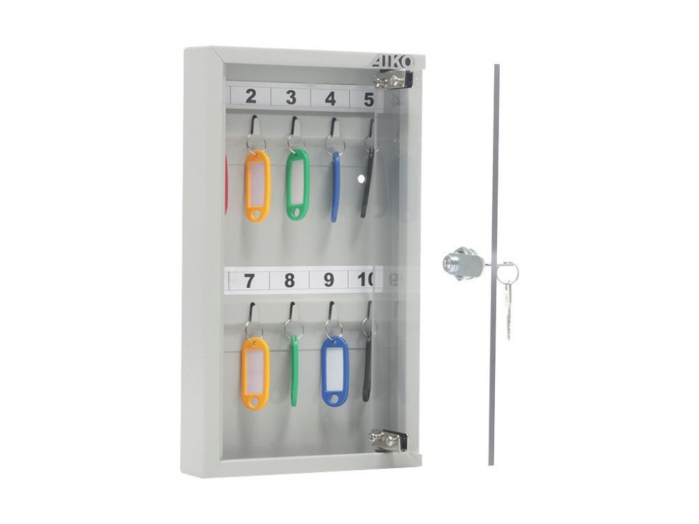KEY-10 G Ключница на 10 ключей (302x200x40)