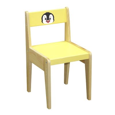 РКМ-10.019 Стул из фанеры регулируемый ВЫРАСТАЙКА (пингвин)